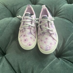 Sperry Kids' / toddlers Purple Canvas Shoes